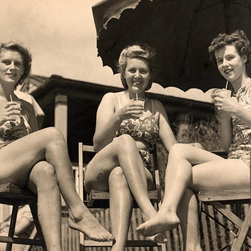 At the lido