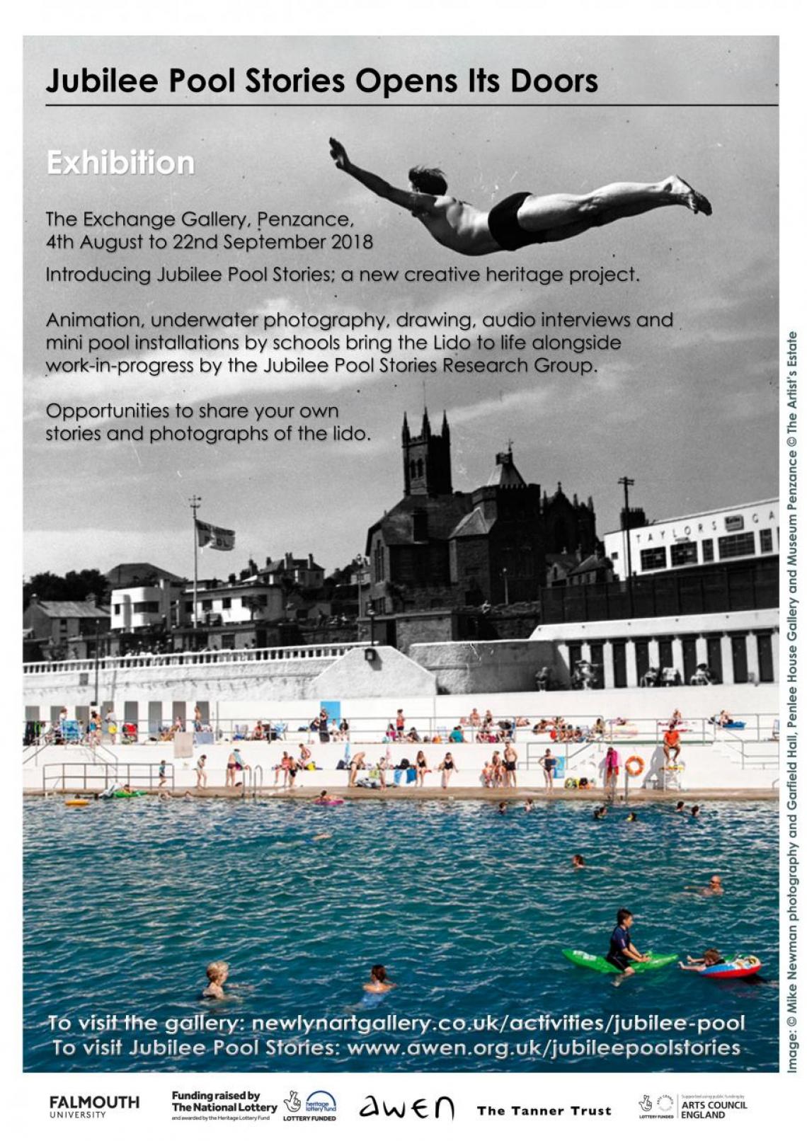 Jubilee Pool Exhibition poster