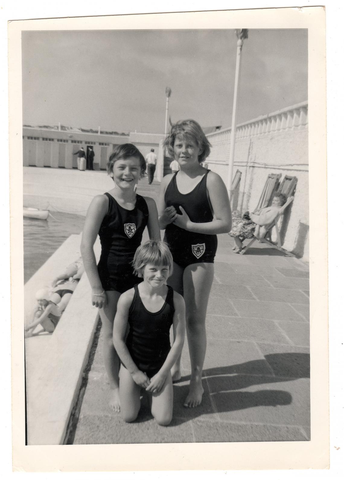 Elizabeth Glover (nee Cooper), Liz Jilbert and Judith Tresidder