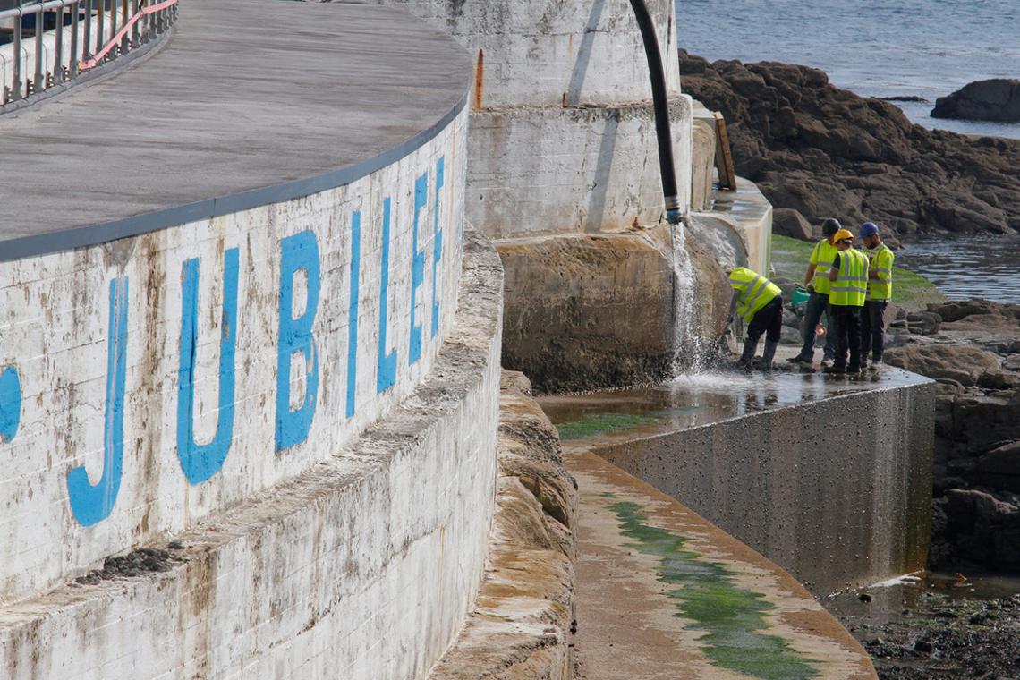 Jubilee Pool repairs: exterior