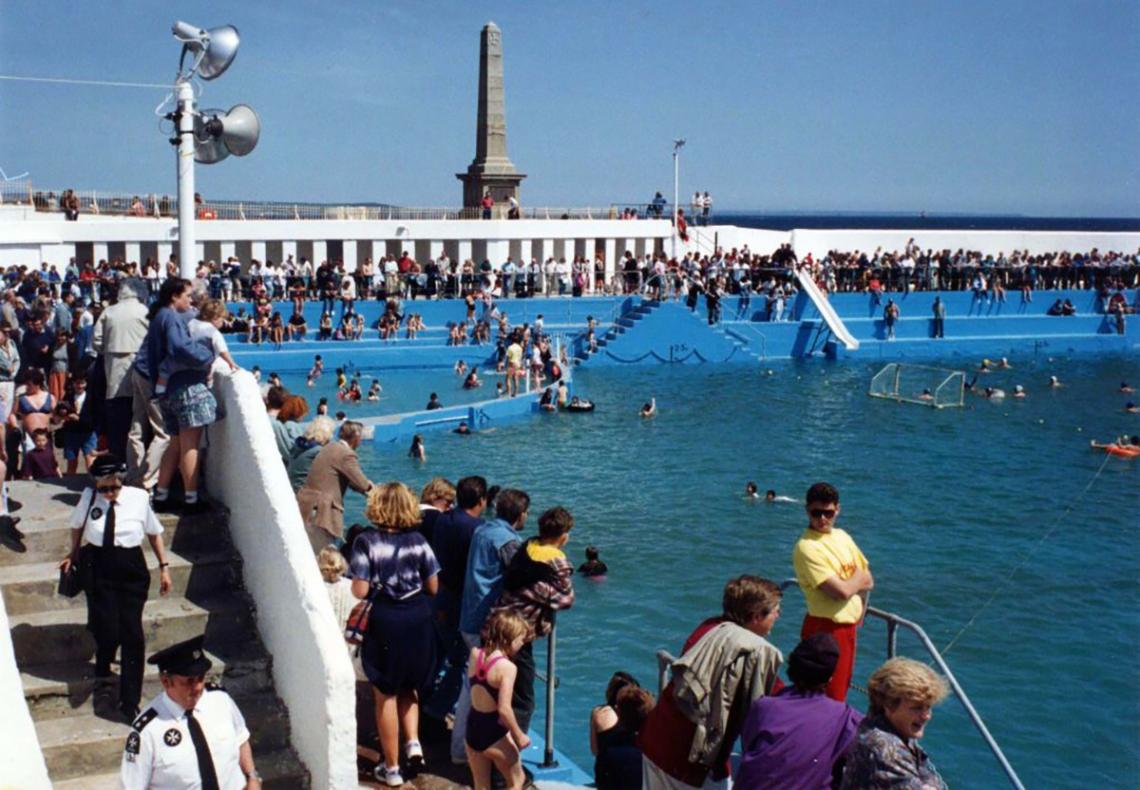 Water polo game at 'Grand Re-opening' of 1994 (2 of 2)